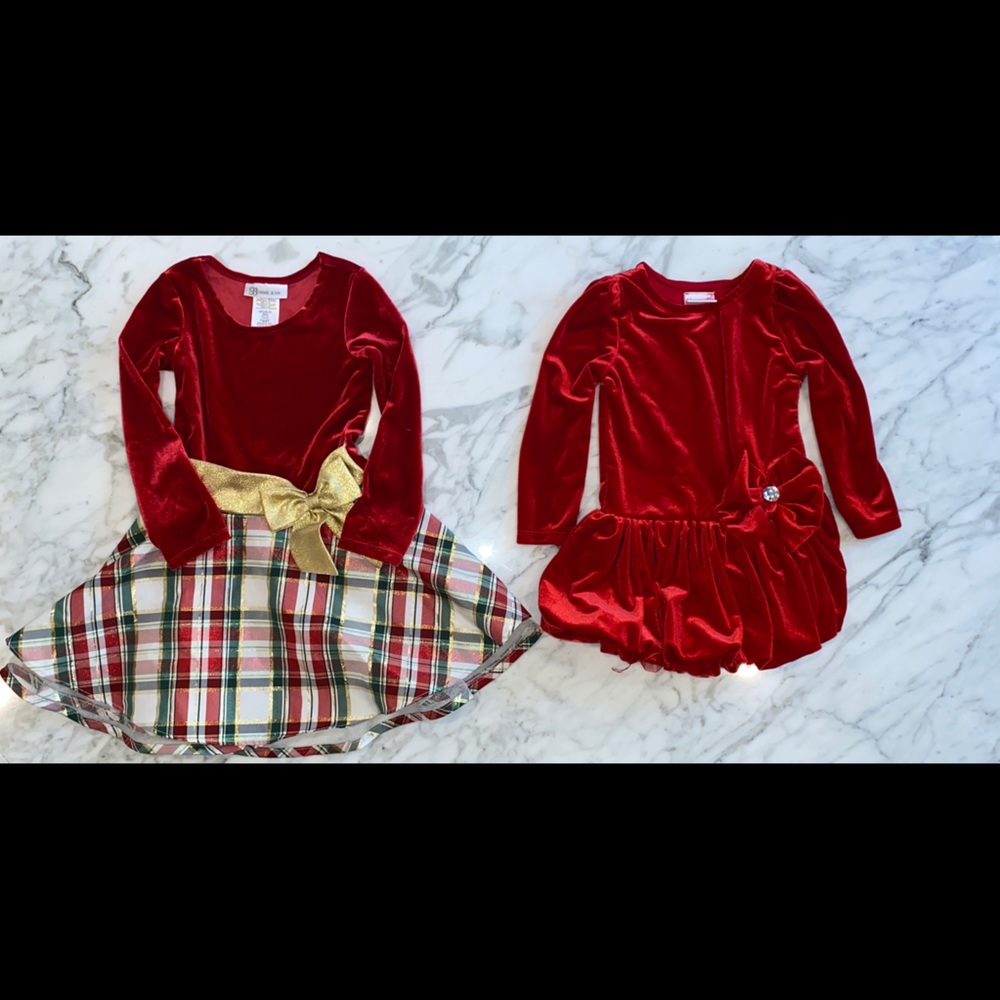 Mint condition velvet formal dresses!